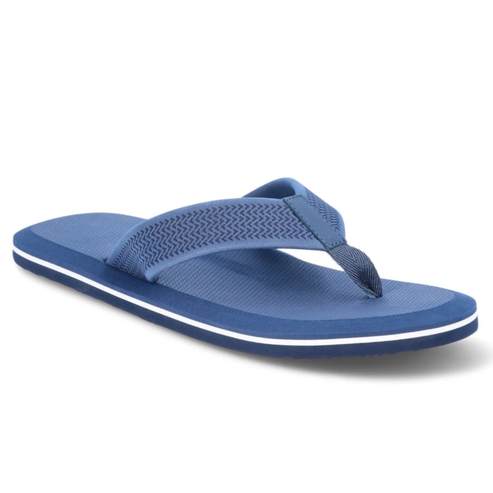 💜Men's No Bounderies Ocean Flip Flop Size:8